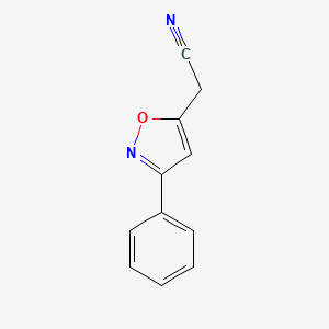 (3-Phenyl-1,2-oxazol-5-yl)acetonitrile