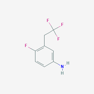 4-Fluoro-3-(2,2,2-trifluoroethyl)aniline