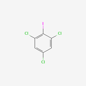 molecular formula C6H2Cl3I B1295845 1,3,5-Trichloro-2-iodobenzene CAS No. 6324-50-1