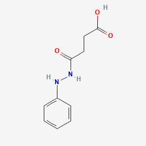 molecular formula C10H12N2O3 B1295846 4-Oxo-4-(2-phenylhydrazino)butanoic acid CAS No. 14580-01-9