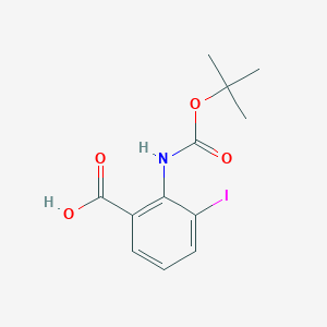 2-((tert-Butoxycarbonyl)amino)-3-iodobenzoic acid