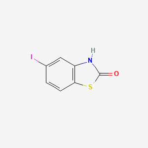 molecular formula C7H4INOS B12958516 5-Iodobenzo[d]thiazol-2(3H)-one 