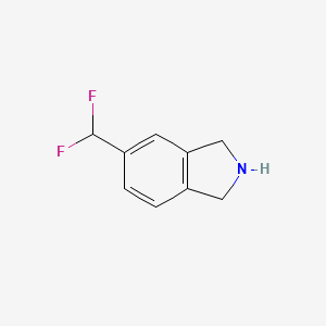 molecular formula C9H9F2N B12958536 5-(Difluoromethyl)isoindoline 