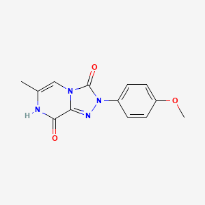 2-(4-methoxyphenyl)-6-methyl-[1,2,4]triazolo[4,3-a]pyrazine-3,8(2H,7H)-dione