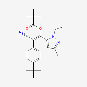 molecular formula C24H31N3O2 B12958598 Cyetpyrafen CAS No. 1253429-01-4