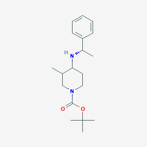 tert-Butyl 3-methyl-4-(((S)-1-phenylethyl)amino)piperidine-1-carboxylate