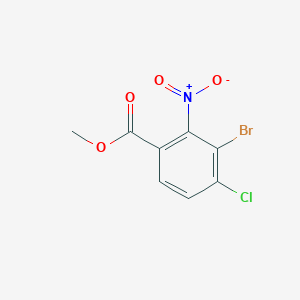 Methyl 3-bromo-4-chloro-2-nitrobenzoate