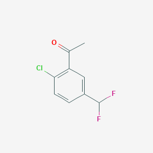 1-(2-Chloro-5-(difluoromethyl)phenyl)ethanone