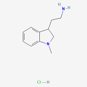 2-(1-Methylindolin-3-yl)ethanamine hydrochloride