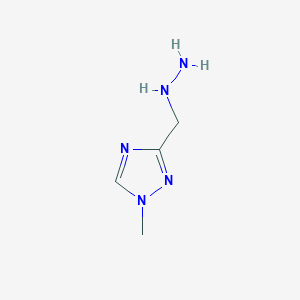 3-(Hydrazinylmethyl)-1-methyl-1H-1,2,4-triazole