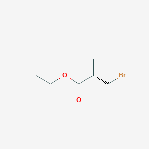 molecular formula C6H11BrO2 B12958741 Ethyl (S)-3-bromo-2-methylpropanoate 