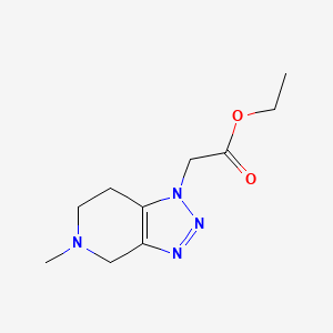 Ethyl 2-(5-methyl-4,5,6,7-tetrahydro-1H-[1,2,3]triazolo[4,5-c]pyridin-1-yl)acetate