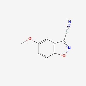 5-Methoxybenzo[d]isoxazole-3-carbonitrile