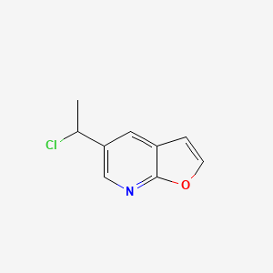 5-(1-Chloroethyl)furo[2,3-b]pyridine