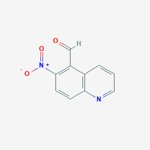 6-Nitro-5-quinolinecarboxaldehyde