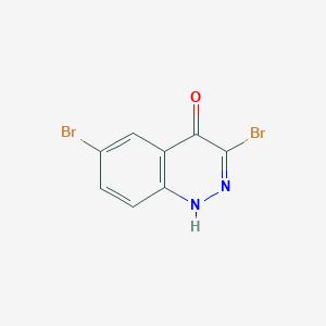 3,6-Dibromocinnolin-4-ol