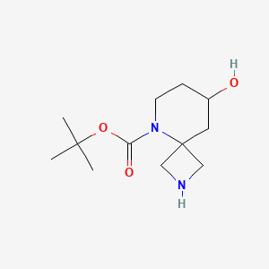 tert-Butyl 8-hydroxy-2,5-diazaspiro[3.5]nonane-5-carboxylate