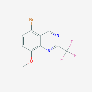 5-Bromo-8-methoxy-2-(trifluoromethyl)quinazoline