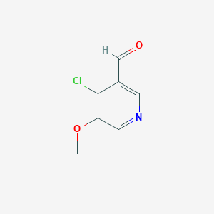 molecular formula C7H6ClNO2 B12958870 4-Chloro-5-methoxynicotinaldehyde 