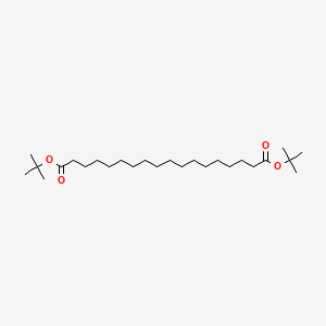 molecular formula C26H50O4 B12958873 Di-tert-butyl octadecanedioate 