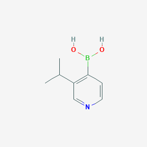 molecular formula C8H12BNO2 B12958875 (3-Isopropylpyridin-4-yl)boronic acid 