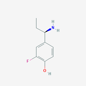 (R)-4-(1-Aminopropyl)-2-fluorophenol