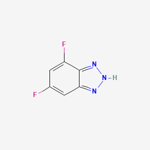 molecular formula C6H3F2N3 B1295893 4,6-Difluoro-2H-benzo[d][1,2,3]triazole CAS No. 2208-25-5