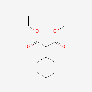 molecular formula C13H22O4 B1295894 Diethyl 2-cyclohexylmalonate CAS No. 2163-44-2