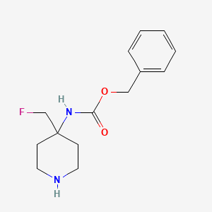 Benzyl (4-(fluoromethyl)piperidin-4-yl)carbamate