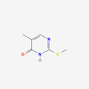 molecular formula C6H8N2OS B1295897 5-甲基-2-(甲硫基)嘧啶-4(3H)-酮 CAS No. 20651-30-3
