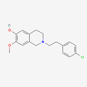 2-(4-Chlorophenethyl)-7-methoxy-1,2,3,4-tetrahydroisoquinolin-6-ol