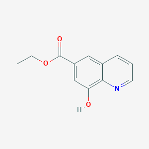 molecular formula C12H11NO3 B12958993 Ethyl 8-hydroxyquinoline-6-carboxylate CAS No. 1803832-43-0