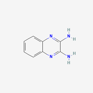 molecular formula C8H8N4 B1295900 喹喔啉-2,3-二胺 CAS No. 6640-47-7