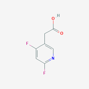 2-(4,6-Difluoropyridin-3-yl)acetic acid