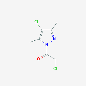 2-chloro-1-(4-chloro-3,5-dimethyl-1H-pyrazol-1-yl)ethanone