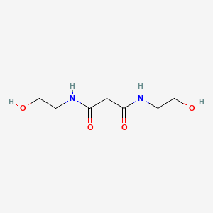 molecular formula C7H14N2O4 B1295903 N,N'-bis(2-hydroxyethyl)propanediamide CAS No. 6640-68-2