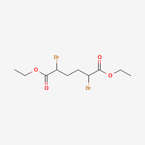 molecular formula C10H16Br2O4 B1295904 (2R,5S)-rel-Diethyl 2,5-dibromohexanedioate CAS No. 54221-37-3