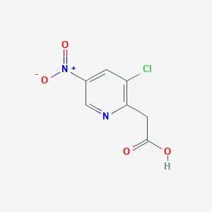 2-(3-Chloro-5-nitropyridin-2-yl)acetic acid