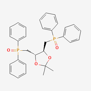 (((4S,5S)-2,2-Dimethyl-1,3-dioxolane-4,5-diyl)bis(methylene))bis(diphenylphosphine oxide)