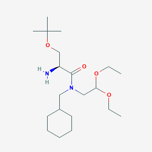 (S)-2-Amino-3-(tert-butoxy)-N-(cyclohexylmethyl)-N-(2,2-diethoxyethyl)propanamide