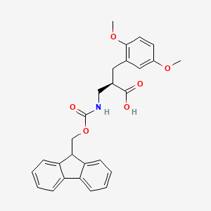 (R)-3-((((9H-Fluoren-9-yl)methoxy)carbonyl)amino)-2-(2,5-dimethoxybenzyl)propanoic acid