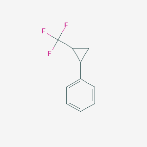 molecular formula C10H9F3 B12959092 (2-(Trifluoromethyl)cyclopropyl)benzene 