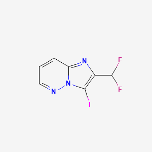 2-(Difluoromethyl)-3-iodoimidazo[1,2-b]pyridazine