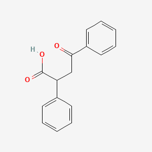 molecular formula C16H14O3 B1295911 4-Oxo-2,4-diphenylbutanoic acid CAS No. 4370-96-1