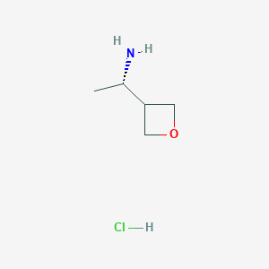 (S)-1-(Oxetan-3-YL)ethan-1-amine hcl