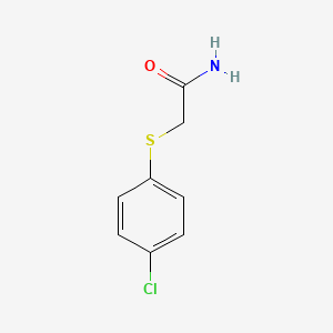molecular formula C8H8ClNOS B1295914 2-[(4-Chlorophenyl)sulfanyl]acetamide CAS No. 30893-65-3