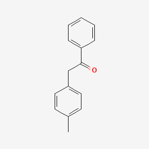 molecular formula C15H14O B1295915 2-(4-Methylphenyl)acetophenone CAS No. 2430-99-1
