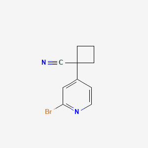 Cyclobutanecarbonitrile, 1-(2-bromo-4-pyridinyl)-