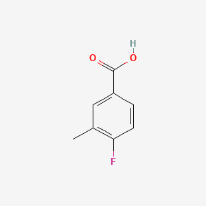 molecular formula C8H7FO2 B1295921 4-Fluoro-3-methylbenzoic acid CAS No. 403-15-6