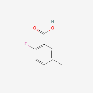 molecular formula C8H7FO2 B1295922 2-Fluoro-5-methylbenzoic acid CAS No. 321-12-0